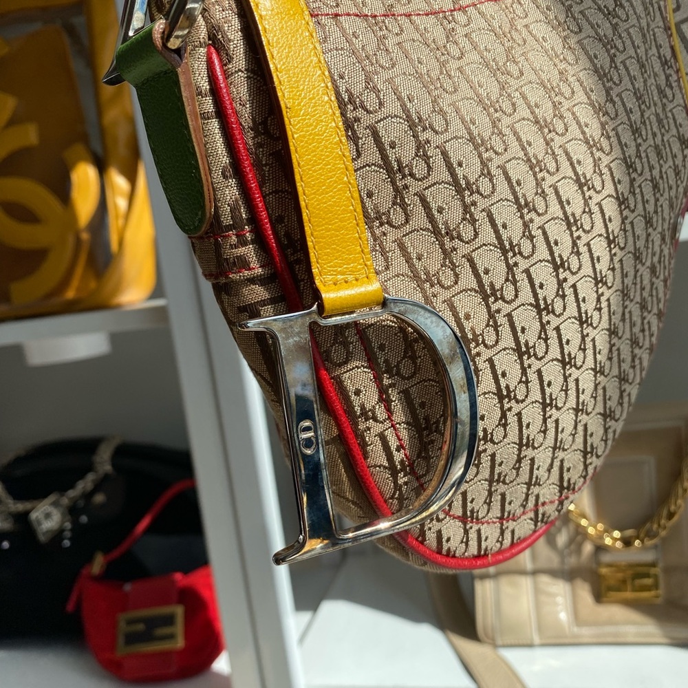 Christian Dior Rasta Mania Saddle Bag 💥 - Picture 11 of 12